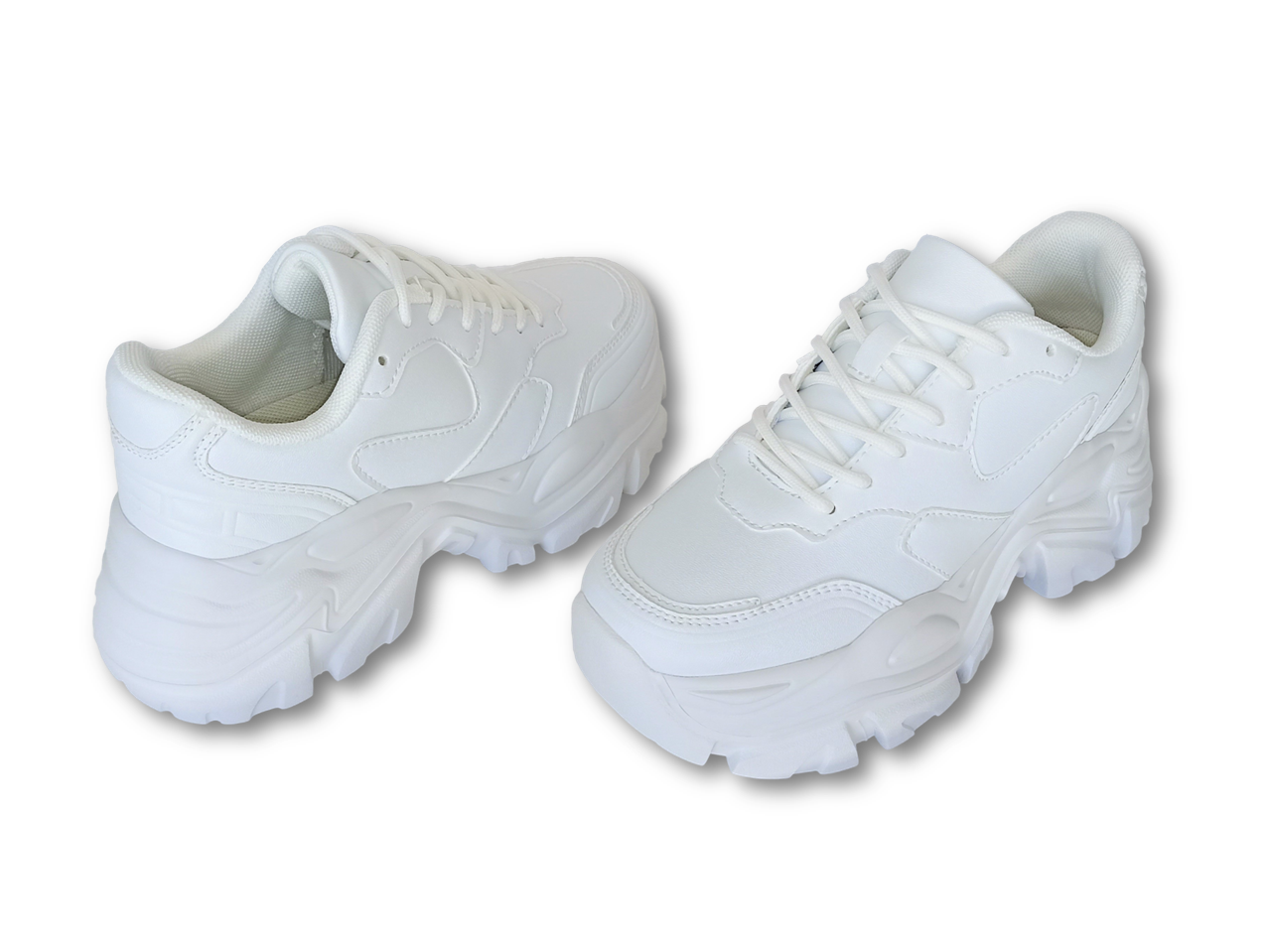 TENIS BERNESS DE PLATAFORMA BLANCO   - BLAIR