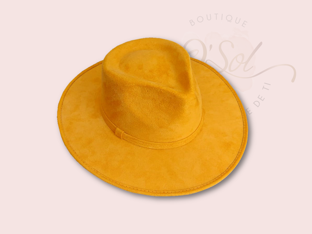 SOMBRERO GAMUZA FEDORA